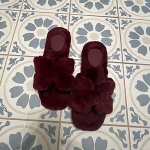 a new day Burgundy Women's Slippers